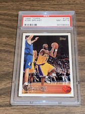 1996 Topps Kobe Bryant #138 Rookie Card RC PSA 8 NM-MT Lakers. rookie card picture