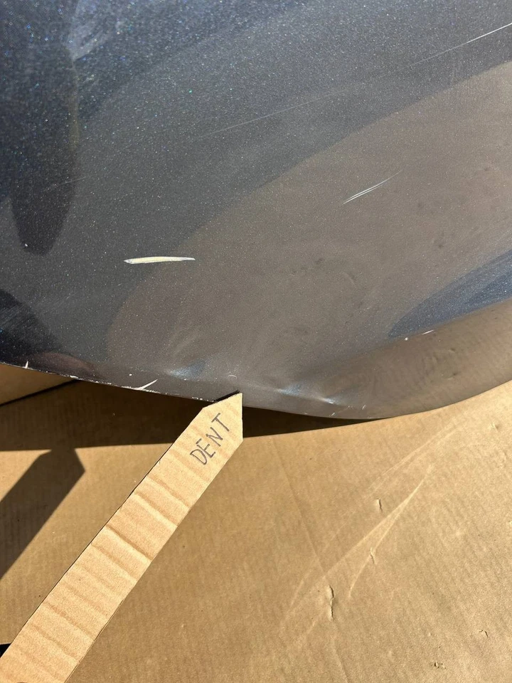 2017-2023 Tesla Model 3 Rear Right Passenger Side Door Shell Gray w/scratches - Image 2 of 4