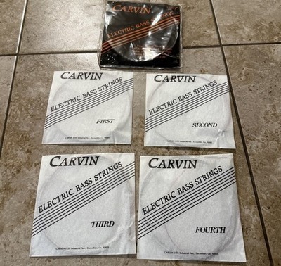 CARVIN Electric Bass Guitar Strings #4011 Bass 4 String Set 34'' Med-Lt Guage