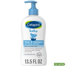 Cetaphil Baby Wash  Shampoo ,Tear Free, Paraben