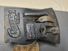 Vintage Chopper 1 Splitting Maul Axe Wooden Handle