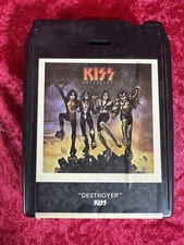 Kiss Destroyer 8 Track Tape Tested Black 1976