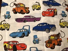 Disney Cars Twin Flat Sheet And Pillowcase Hornet Impala Fiat Superbird