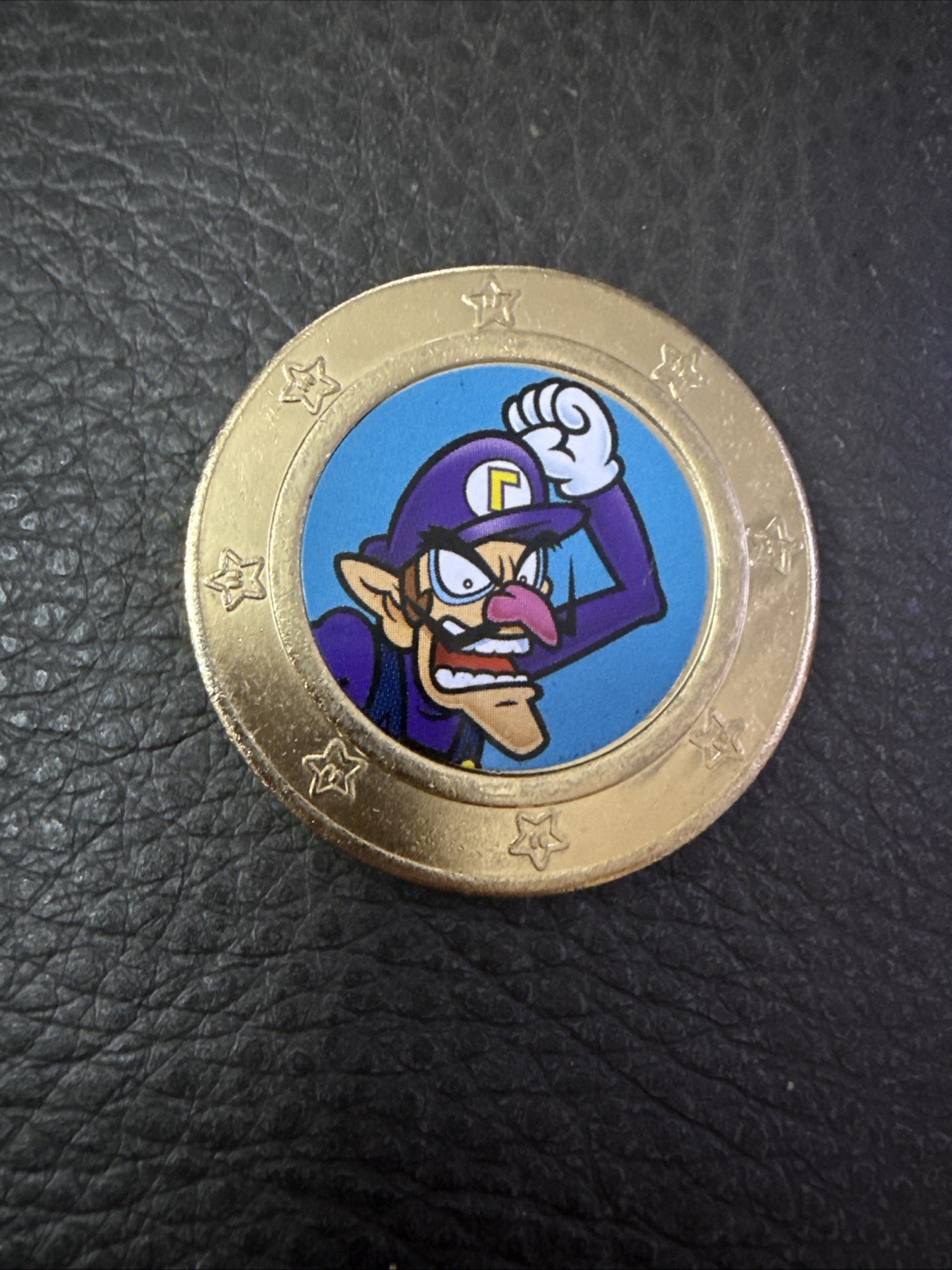 Frankford Wonder Ball Super Mario Coins Waluigi Gold Coin - Pre Owned