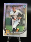 2025 Paul Skenes Pirates Pitcher  Bowman Chrome Mojo Refractor Card No. 30