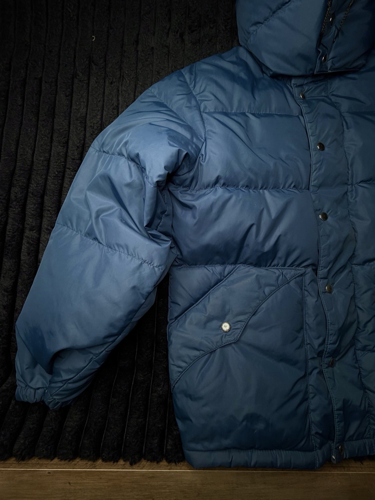 80s Sears Down Puffer Jacket Complete With Hood S… - image 4