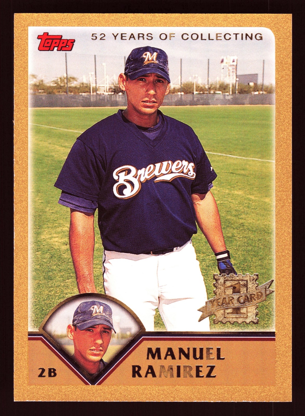 Manuel Ramirez Milwaukee Brewers 2003 Topps Gold #295 SN /2003