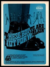 1967 Koflach Ski Boots "These Boots Are Not Made For Walking" Vintage Print Ad