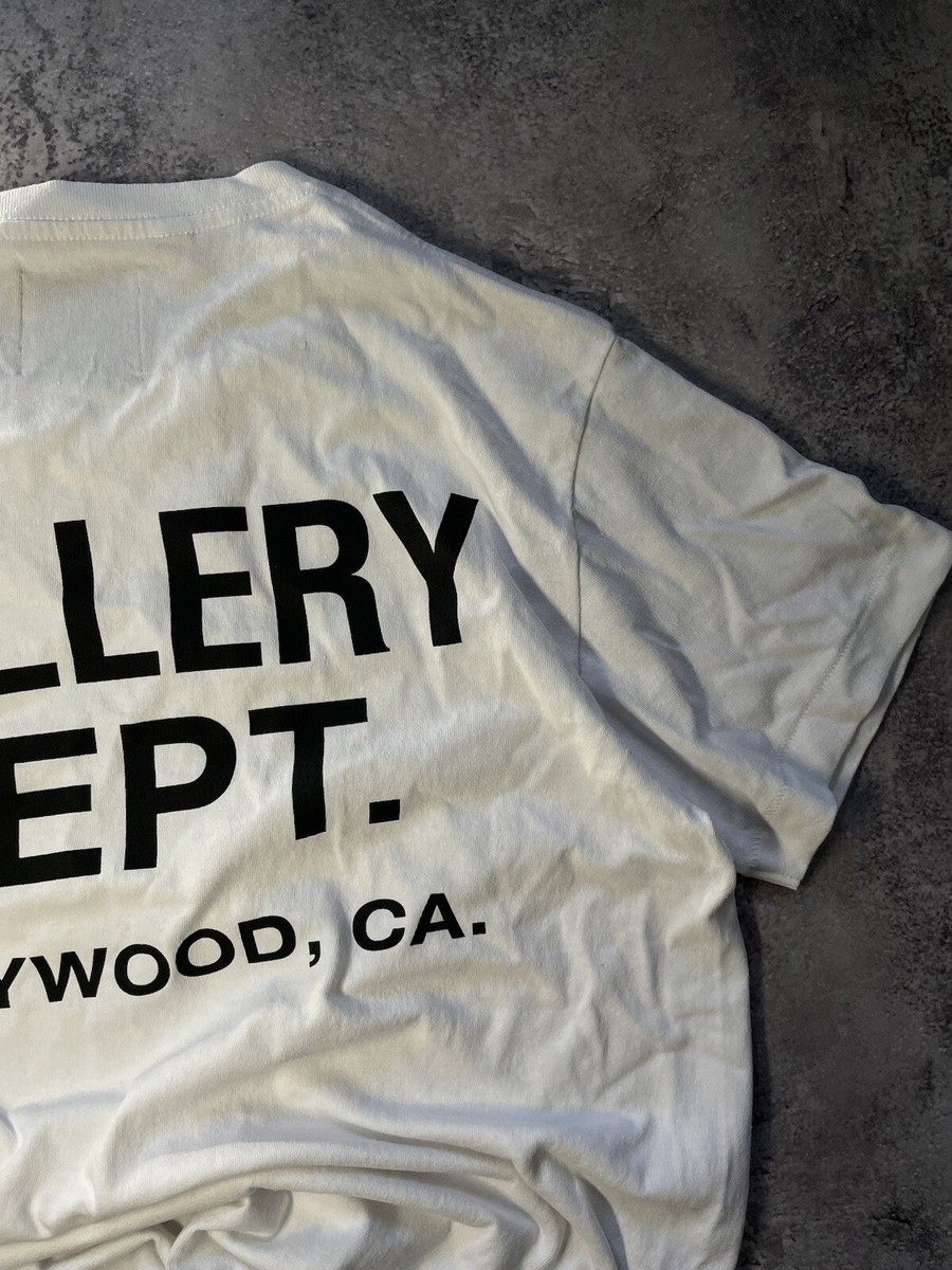 Gallery Dept半袖tシャツライトブルーteeロゴHollywood GALLERY DEPT. ロゴ Tシャツ | ブルー | FARFETCH JP