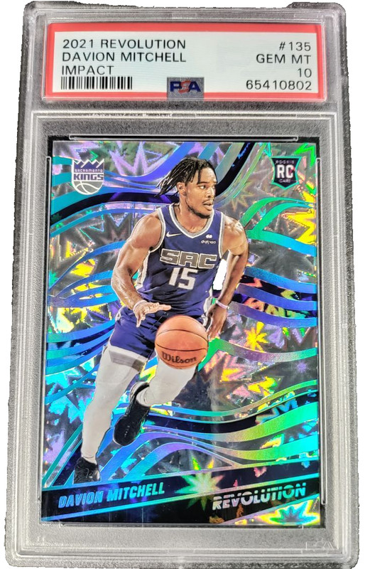 Davion Mitchell 2021 Panini Revolution #135 51/149 PSA 10 - Kings