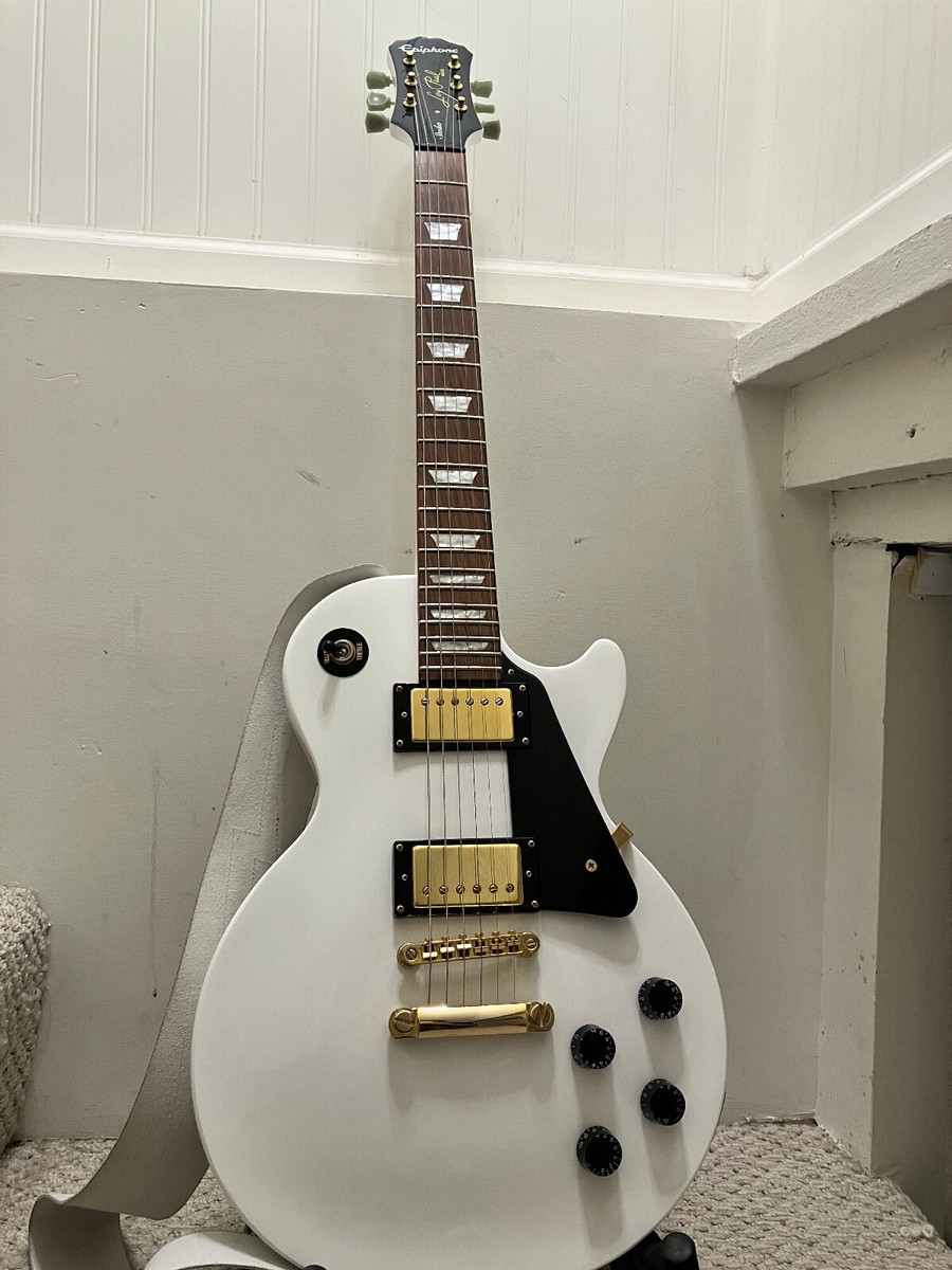 Epiphone Les Paul Studio Electric Guitar - Alpine White | eBay Epiphone Les Paul Studio Electric Guitar - Alpine White | eBay