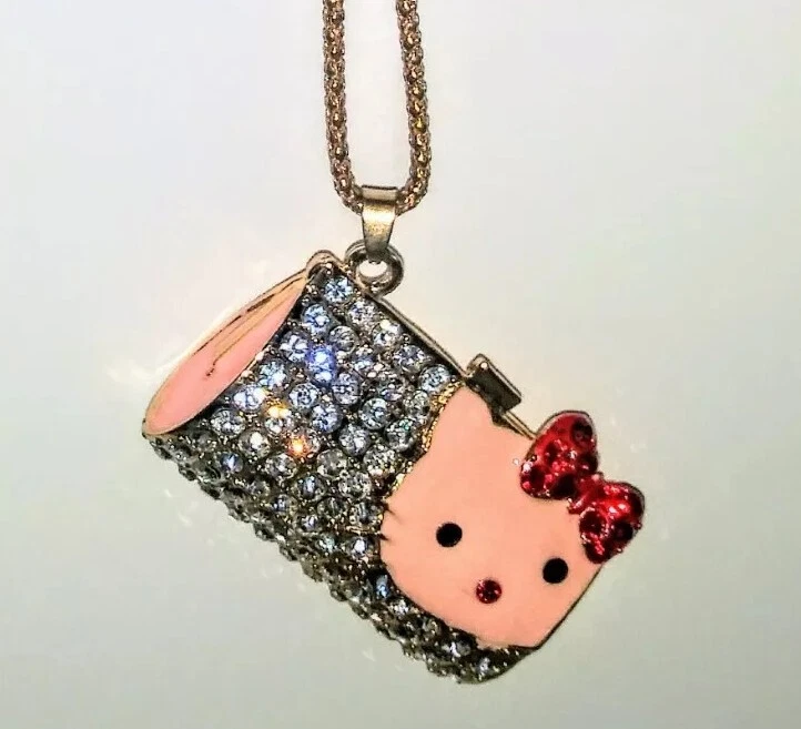 Betsey johnson hotsell hello kitty necklace