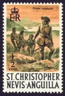 St.Chroistopher Nevis-Anguilla sc#206 Pirates Burying Treasure, Mint-NH