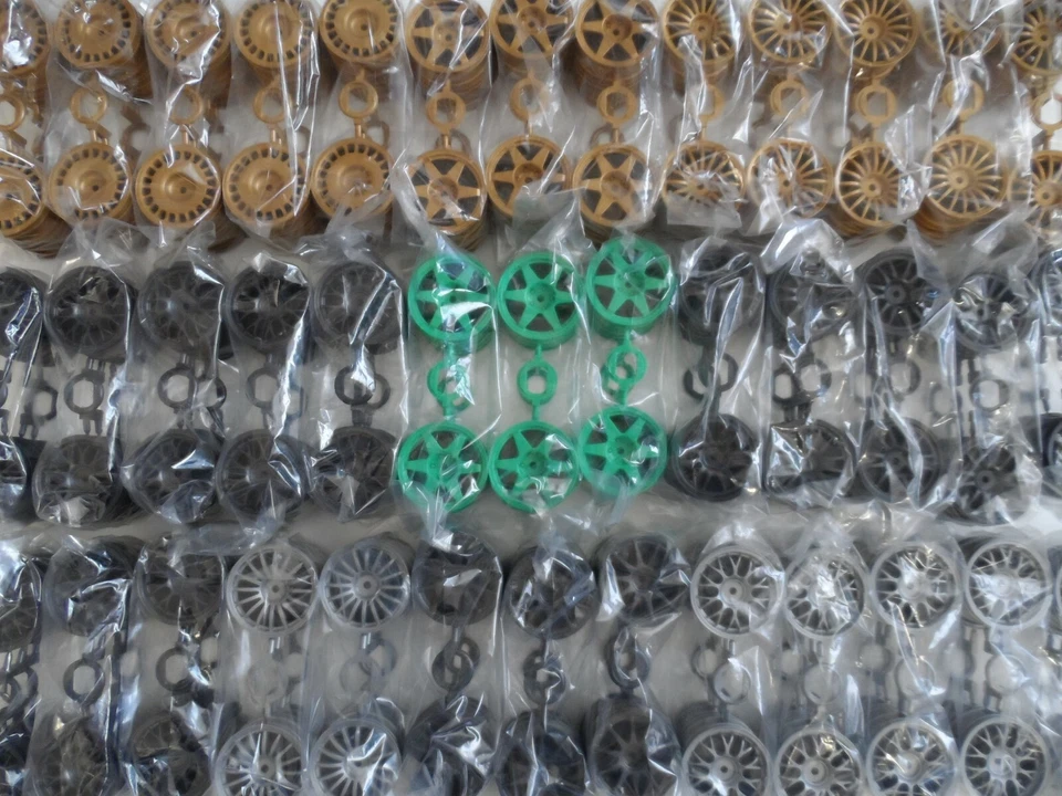 Choice Of New Tamiya 1/10 26mm Wide On Road Touring Car Wheels For TT-01 / TT-02