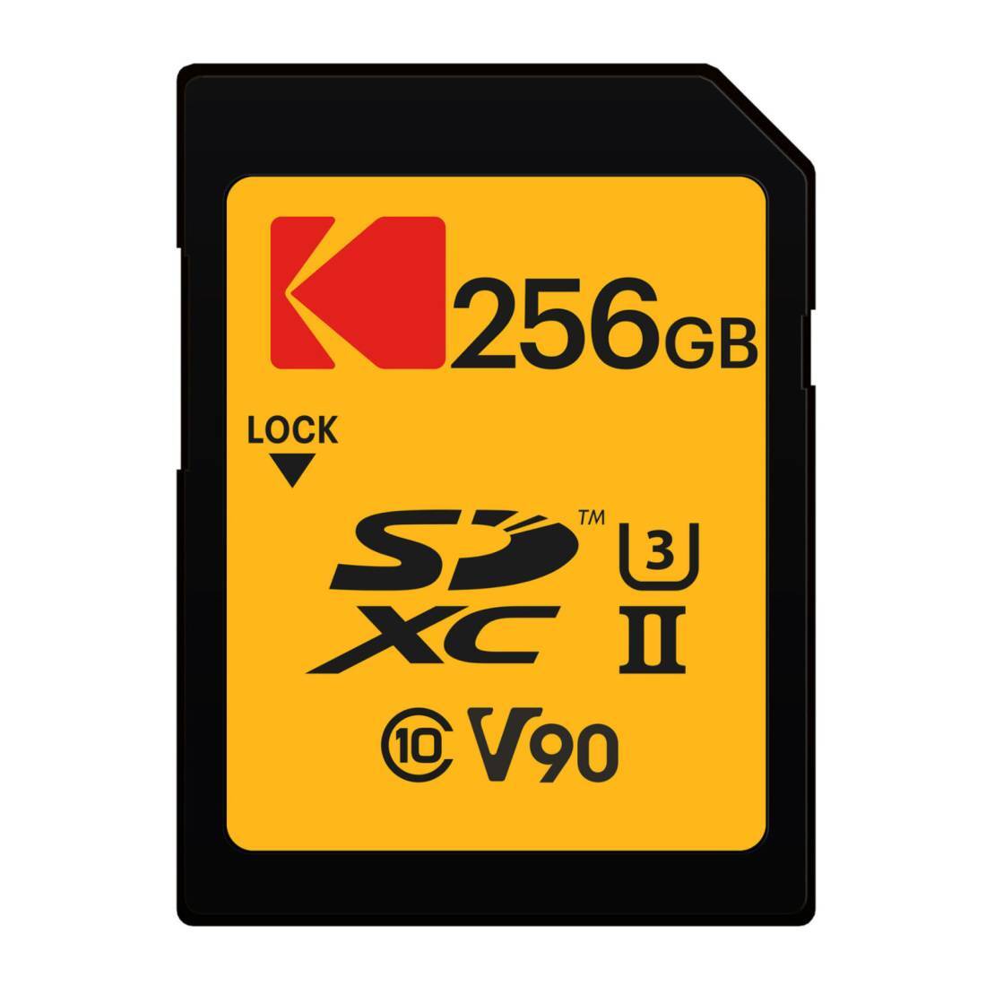 KODAK SD Card 256 GB UHS-II U3 V90 SDXC ULTRA PRO Performance