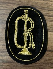 Reproduction Rifle Regiment Officer's Patch. Trumpet.  New. 3rd Cavalry, 13th NY