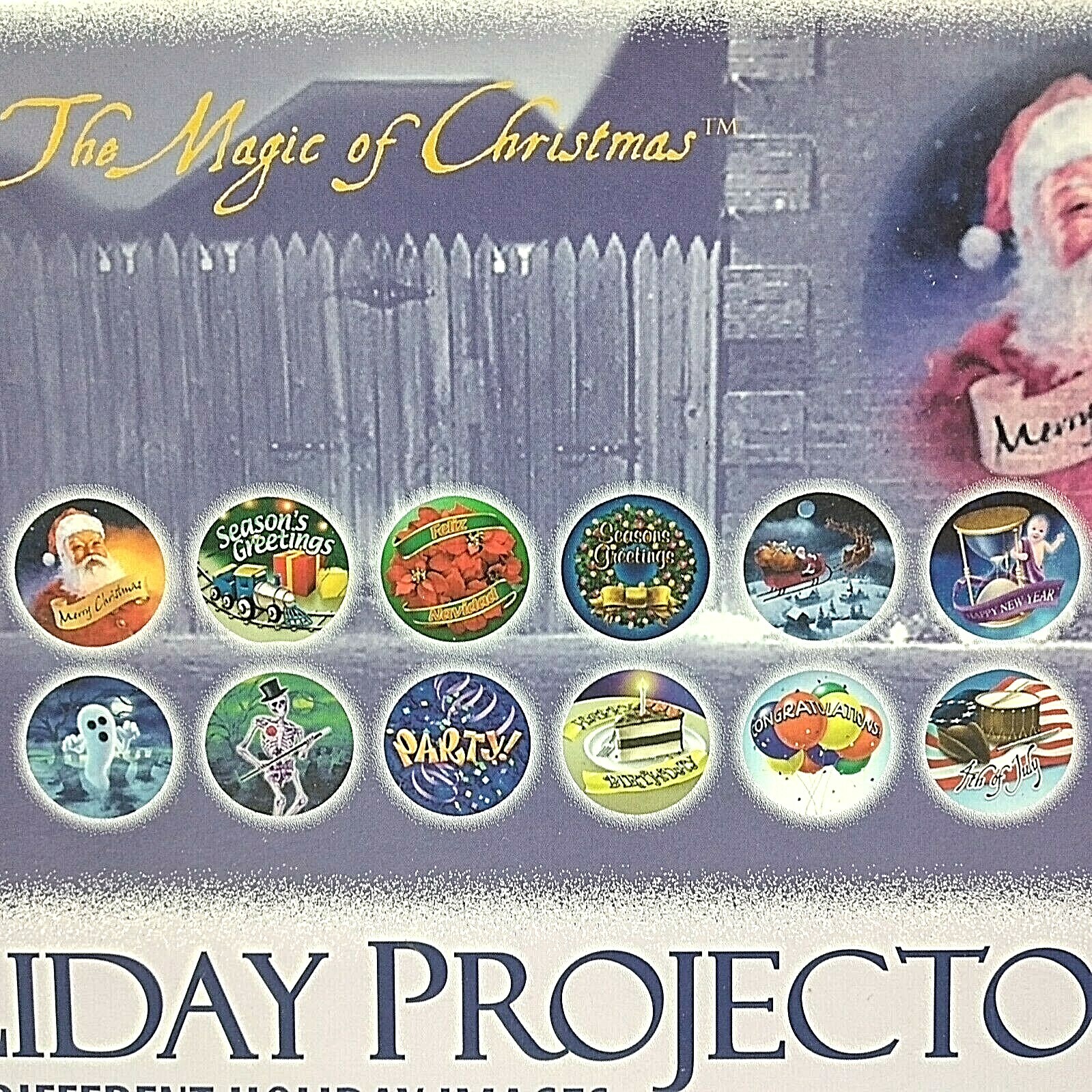 SYLVANIA Holiday Projector 12 Images 