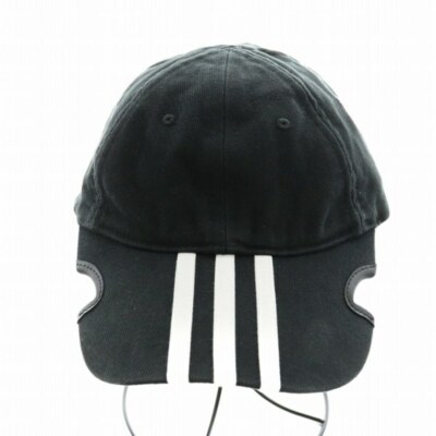 Balenciaga x adidas cap hat logo stripe L black AN8 Used Balenciaga x adidas cap hat logo stripe L black AN8 Used