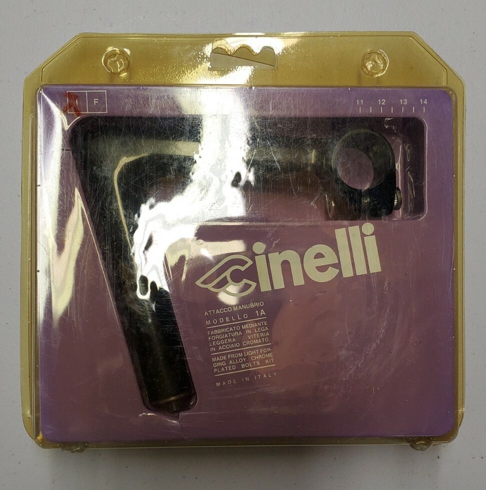 Tige De Direction Cinelli 1A Vintage - 130mm, 26.4mm, 22.2mm - New Old Stock, Italie