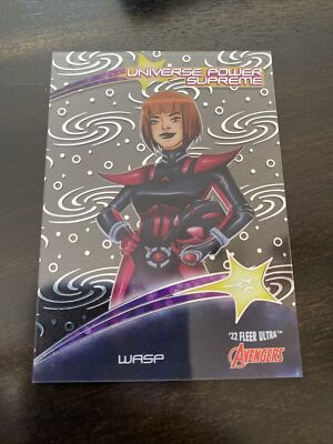 2022 Marvel Fleer Ultra Avengers Universe Power Supreme Acetate Wasp UPS-39!