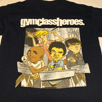 Gym Class Heroes Anime T-Shirt Size S To 5XL Black Color FN1072