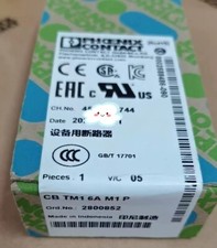 1pcs Phoenix Contact 2800852 Equipment Circuit Breaker CB TM1 6A M1 P