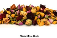 Edible Dried Rose Flowers & Buds – Petals, Damascus, Red, Pink, Yellow  UK Stock