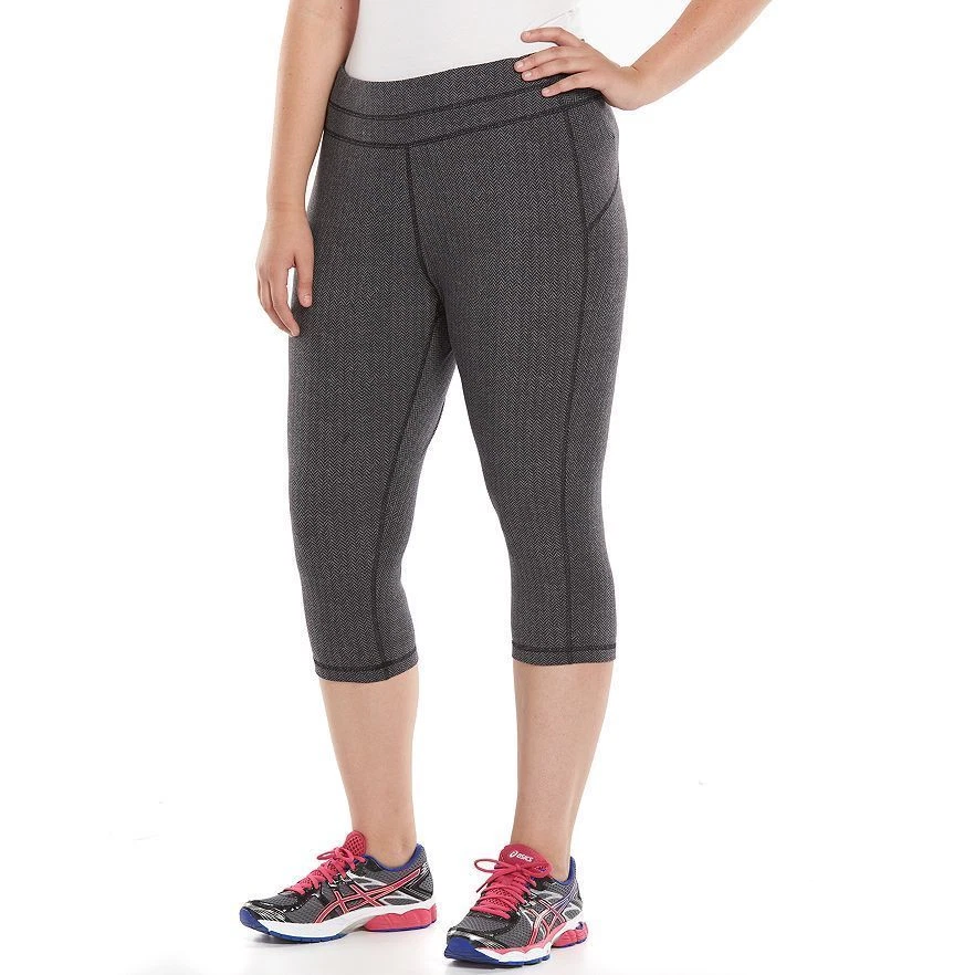 NEW Tek Gear Womens Athletic Capris Leggings Pants YOGA Crop