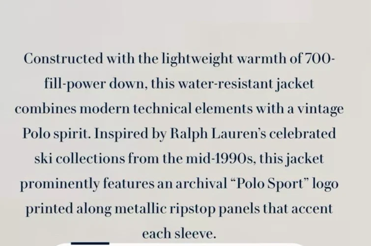 $798 White Silver Polo Sport Ralph Lauren down Ski Puffer Jacket Men's Sz S - Image 2 of 4