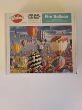 VATOS "Fire Balloon" 100pc Jigsaw Puzzle Hot Air Balloons, NEW