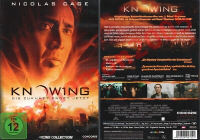 DVD KNOWING DIE ZUKUNFT ENDET  JETZT (2009) Nicolas Cage Rose Byrne Alex Proyas