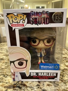 Funko Pop! Heroes Dr. Harleen (Harley Quinn Suicide Squad #135 Walmart Exclusive | eBay