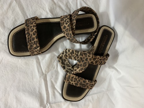 Donald Pliner Leopard Ankle Wrap 