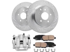 For Infiniti G35 Brake Pad Rotor and Caliper Set Detroit Axle 35873WBPF