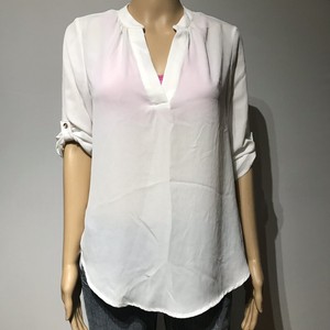 semi sheer blouse