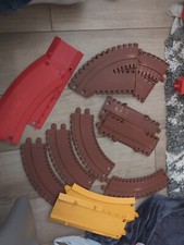 1972 Mattel Putt Putt Train Track 12 pieces Train Depot