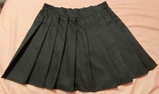 solid black pleated skirt. Size M/L
