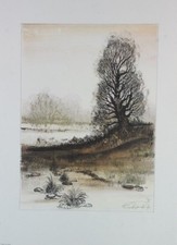 Ernst Peter Rade Am Teich Kunstdruck G-4430