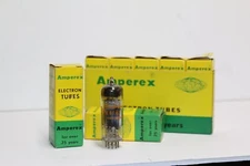Lot of Seven Amperex EBF83 6DR8 Vacuum Tubes - new old stock - Holland