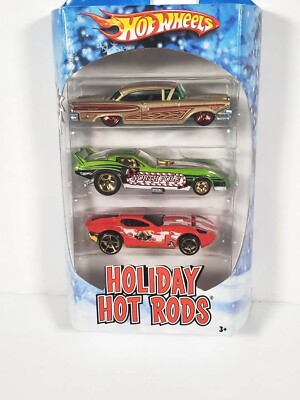 HOT WHEELS 2010 HOLIDAY HOT RODS 3 PACK 78 Corvette, Ford Shelby