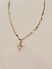 14kt Gold Cross Necklace