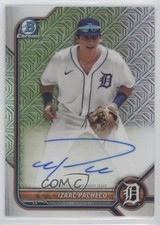 2022 Bowman Mega Box Chrome Mojo Auto Izaac Pacheco #BMA-IP Auto 02u3
