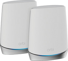 NETGEAR RBK752-100NAS Orbi AX4200 Tri-Band Mesh Wi-Fi 6 System 2-pack - White
