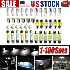 42pcs Car Interior Combo Led Map Dome Door Trunk License Plate Light Bulbs White 42pcs Car Interior Combo Led Map Dome Door Trunk License Plate Light Bulbs White