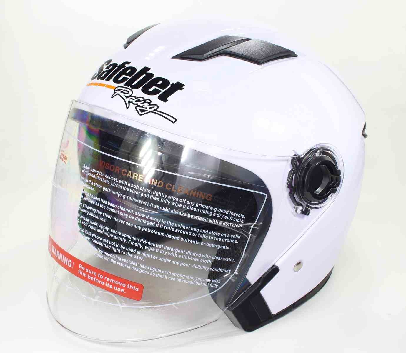 Casque blanc taille S SAFEBET HF-223 pour protection trottinette