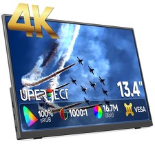 UPERFECT 13.4 Inch 4K Monitor 3840x2400 Portable Screen Gaming Second Screen
