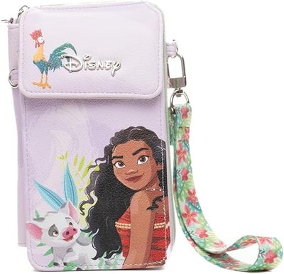Crossbody Wallet Disney Moana Pua Cell Phone Wristlet Purse NEW Women Girls