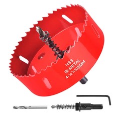 4-1/4Inch / 108mm Hole Saw for Wood Plastic Board CeilingDrywall and Metal Sh...