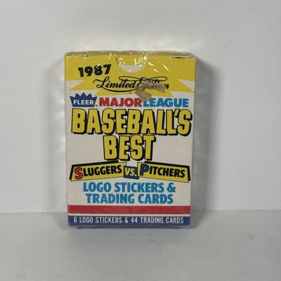 1987 Fleer Limited Edition Baseballs Best Sluggers Vs Pitchers *COMPLETE SET*