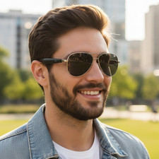 Smart Music Sunglasses Bluetooth Audio UV400 5H Playtime Built in Mic Glasses